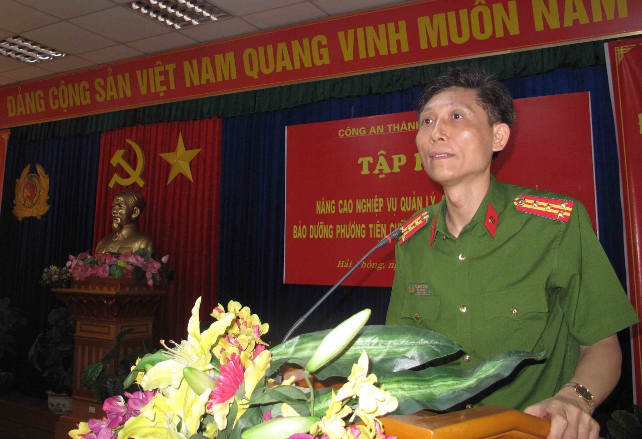 Nâng cao nghiệp vụ quản lý, sử dụng và bảo quản phương tiện chữa cháy, cứu hộ cứu nạn